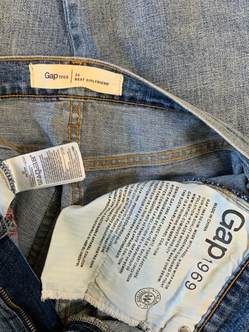 GAP AUTHENTIC 1969 Embroidered Best Girlfriend Jeans - Picture 16 of 16